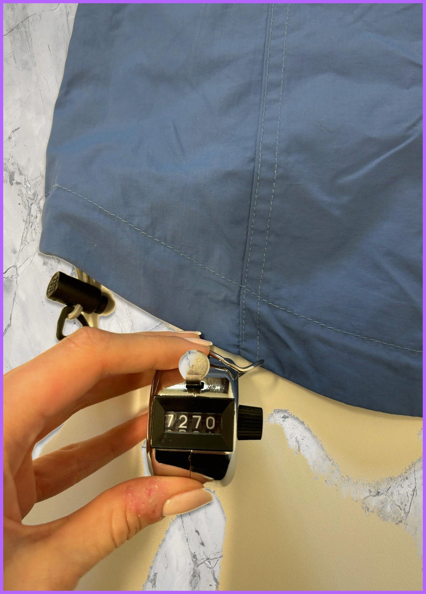 Columbia Vintage Jacke Damen L blau 2 in 1 möglich 7-270