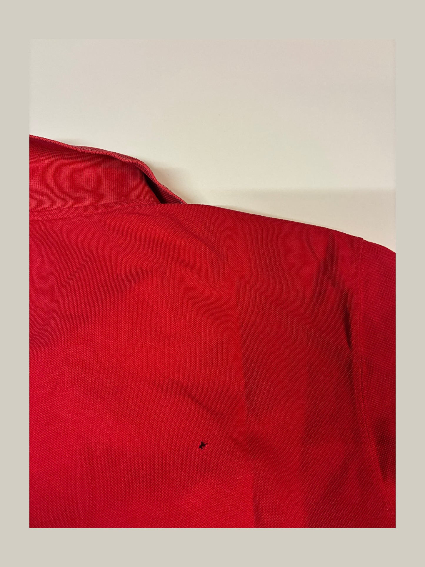 Vintage Reebok polo shirt mit Loch M 6461