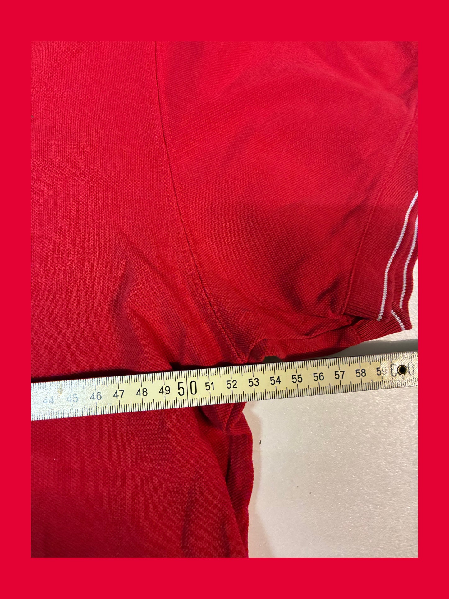 Vintage Reebok polo shirt mit Loch M 6461