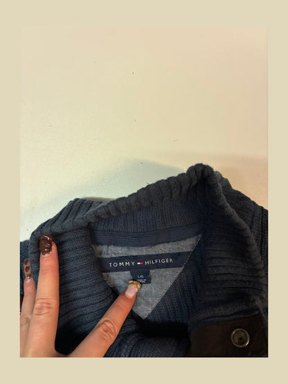 Vintage Tommy Hilfiger Strick Cardigan L 6 3 0 5