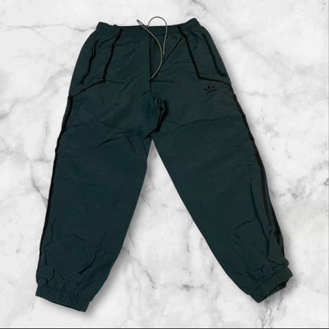 Adidas Vintage Trackpants Baggy Nylon Stoff aus Regenjacke S 857
