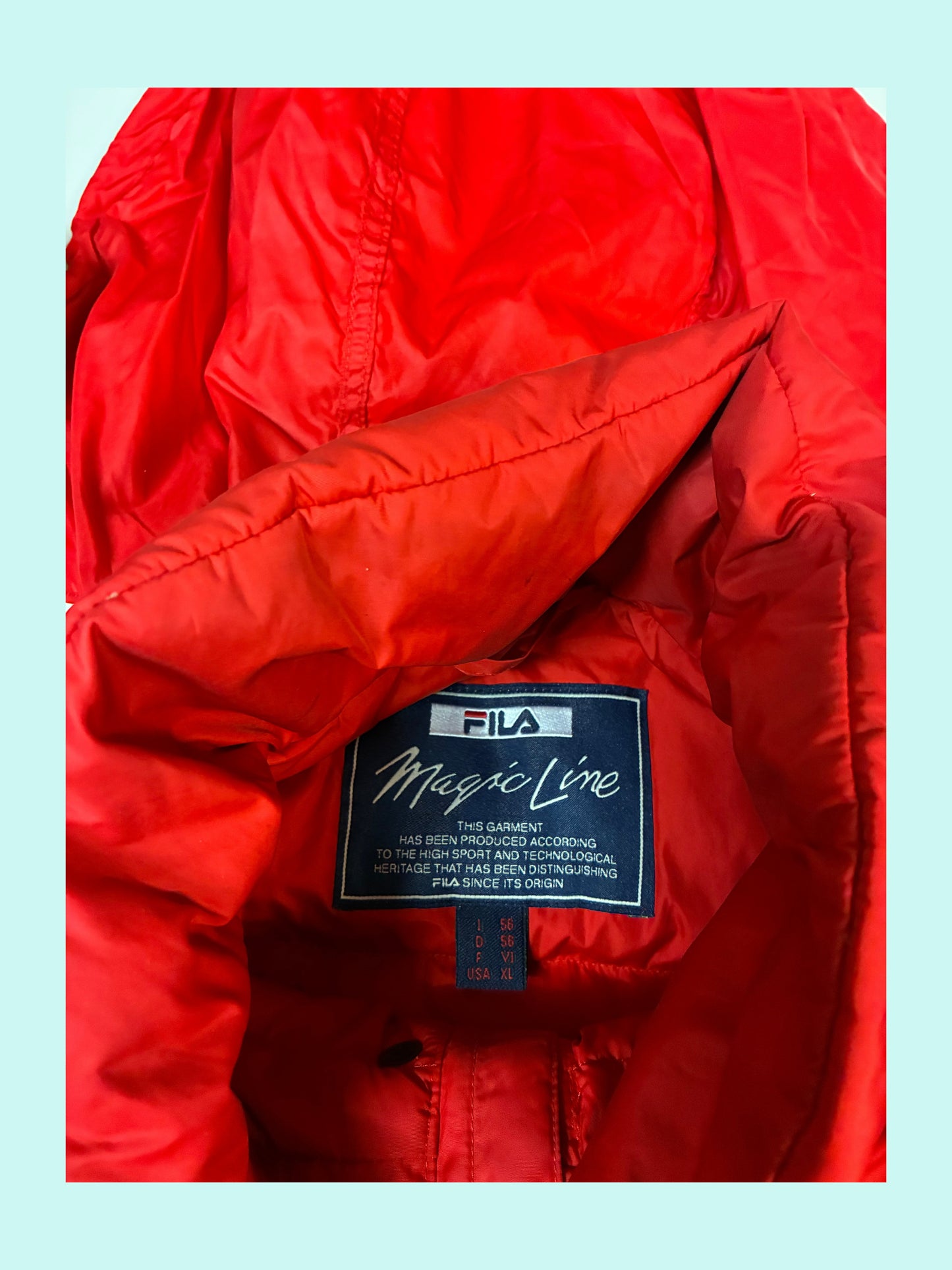 Vintage Fila Winterjacke Ärmel abnehmbar XL fit XXL 6321