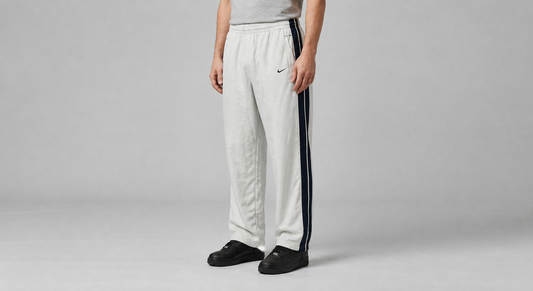 Nike Vintage Trackpants S 5492 – worn on model, photorealistic front view