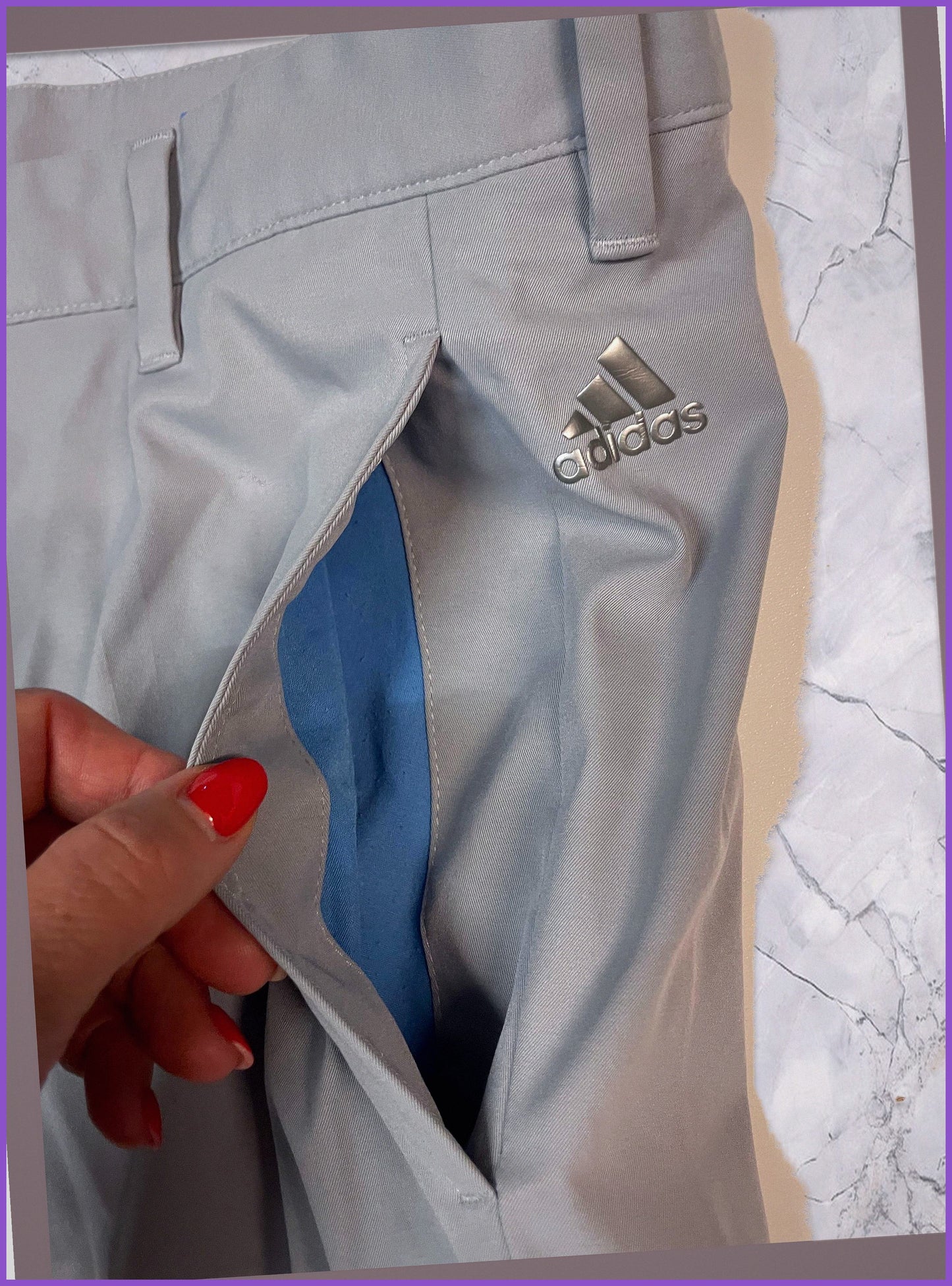 Adidas Vintage Golfhose 36/32 3-7-5-6