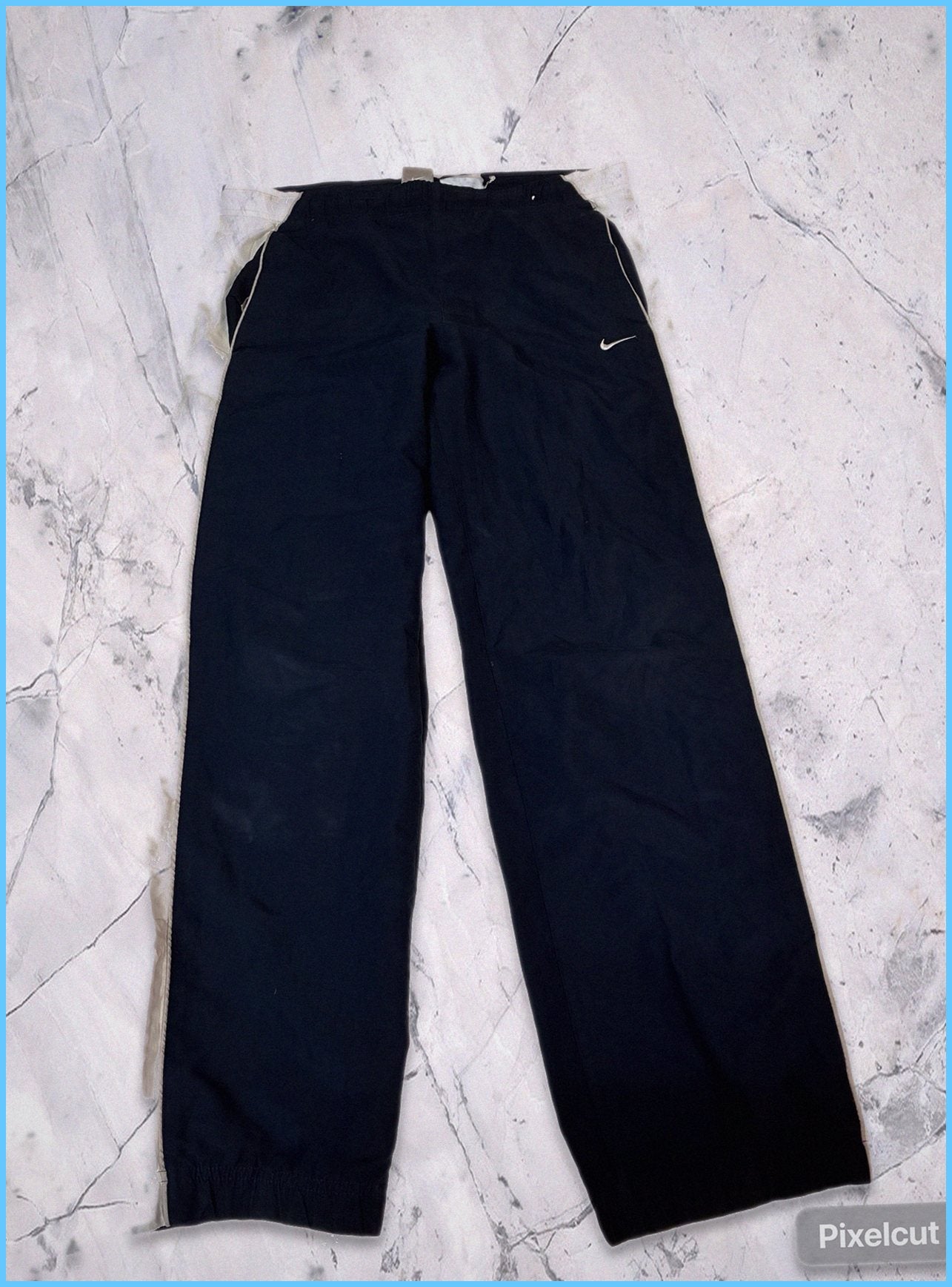 Vintage Nike Trackpants baggy Kids L fit XS 5-9-8-1