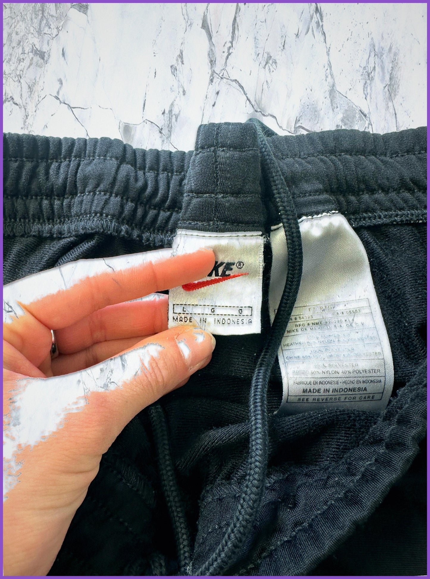 Nike vintage Trackpants L gekürzt S 7-2-2-1