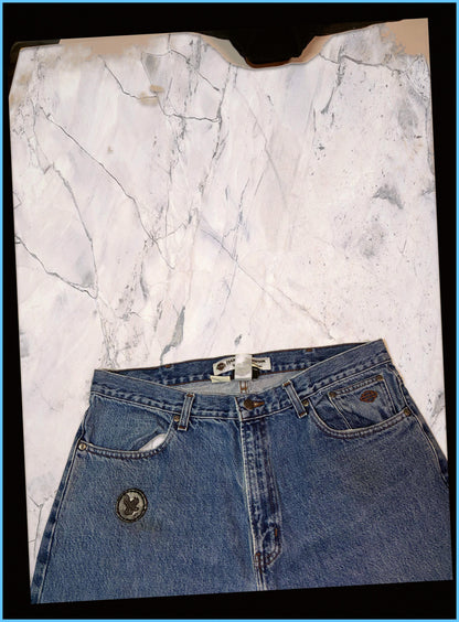 Vintage Harley Davidson Jeans baggy 38/30 fit M 6-2-7-1