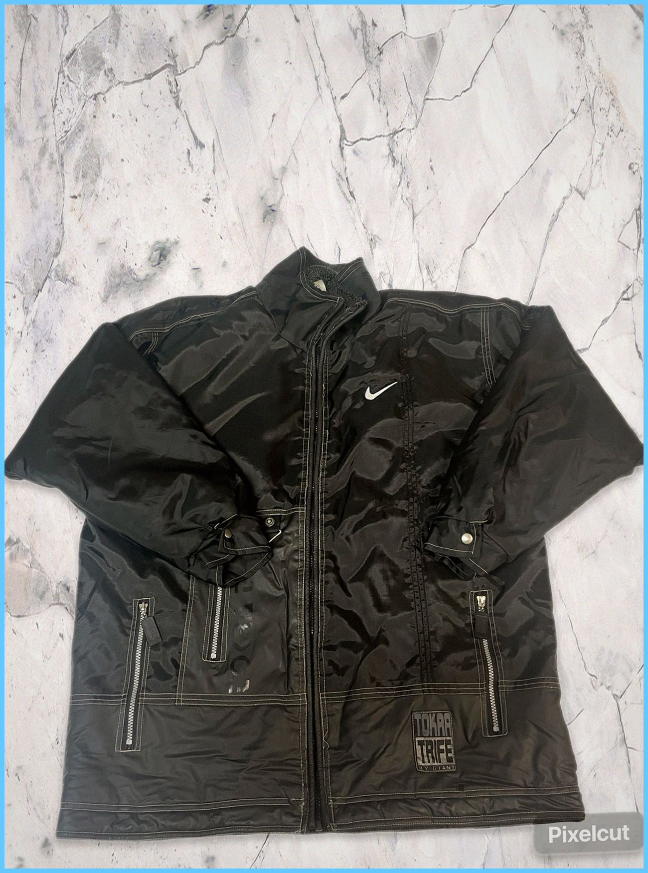Vintage Nike Jacke gefüttert XL 5-7-5-6