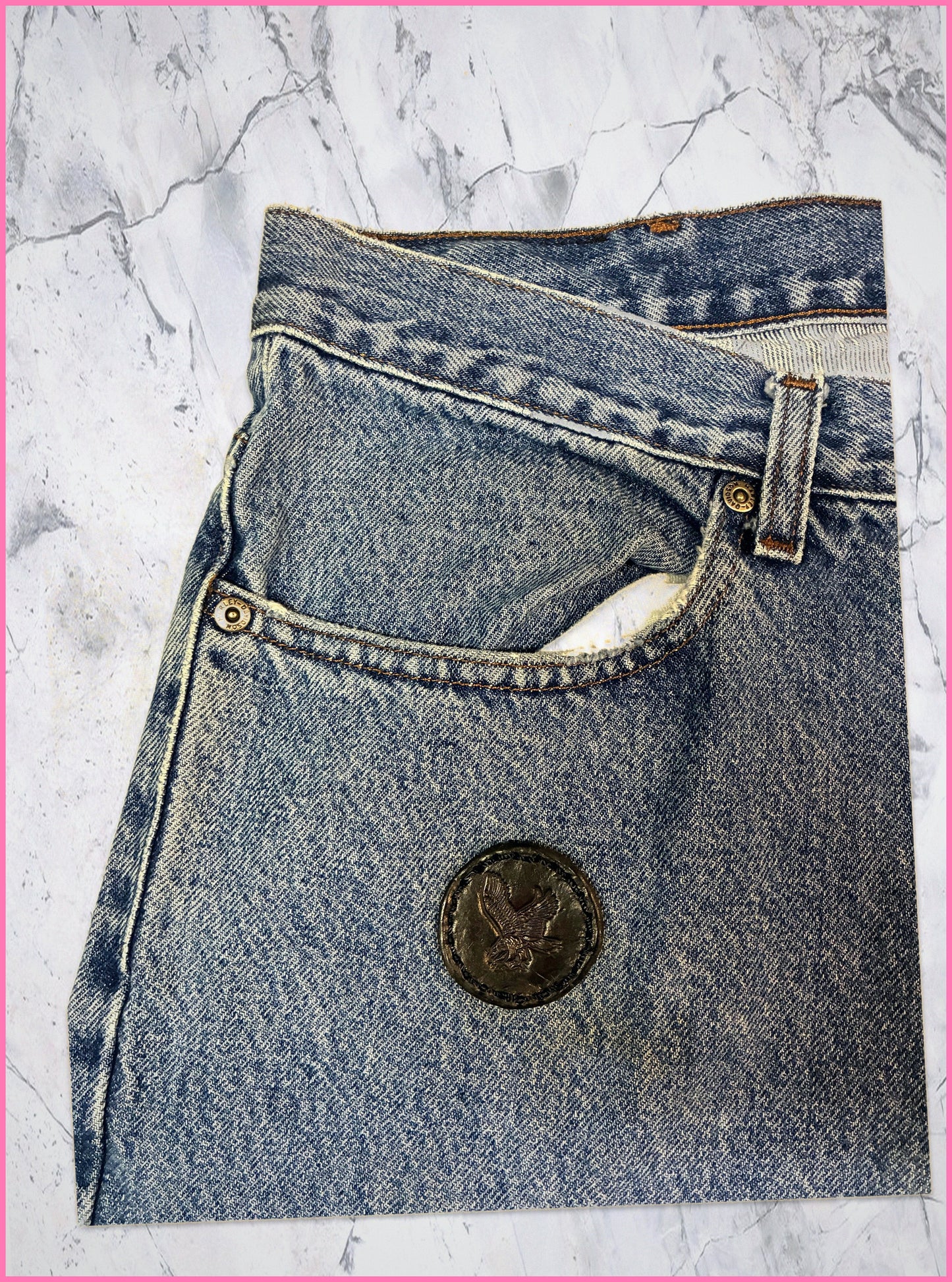 Vintage Harley Davidson Jeans baggy 38/30 fit M 6-2-7-1