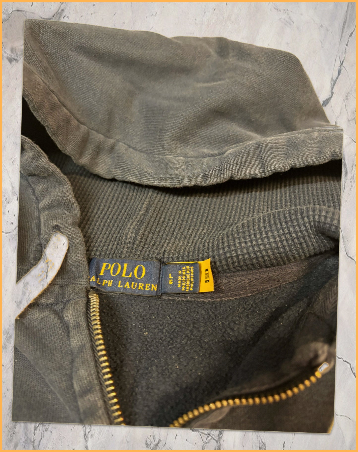 Polo Ralph Lauren Vintage zipper L 6-3-5-1