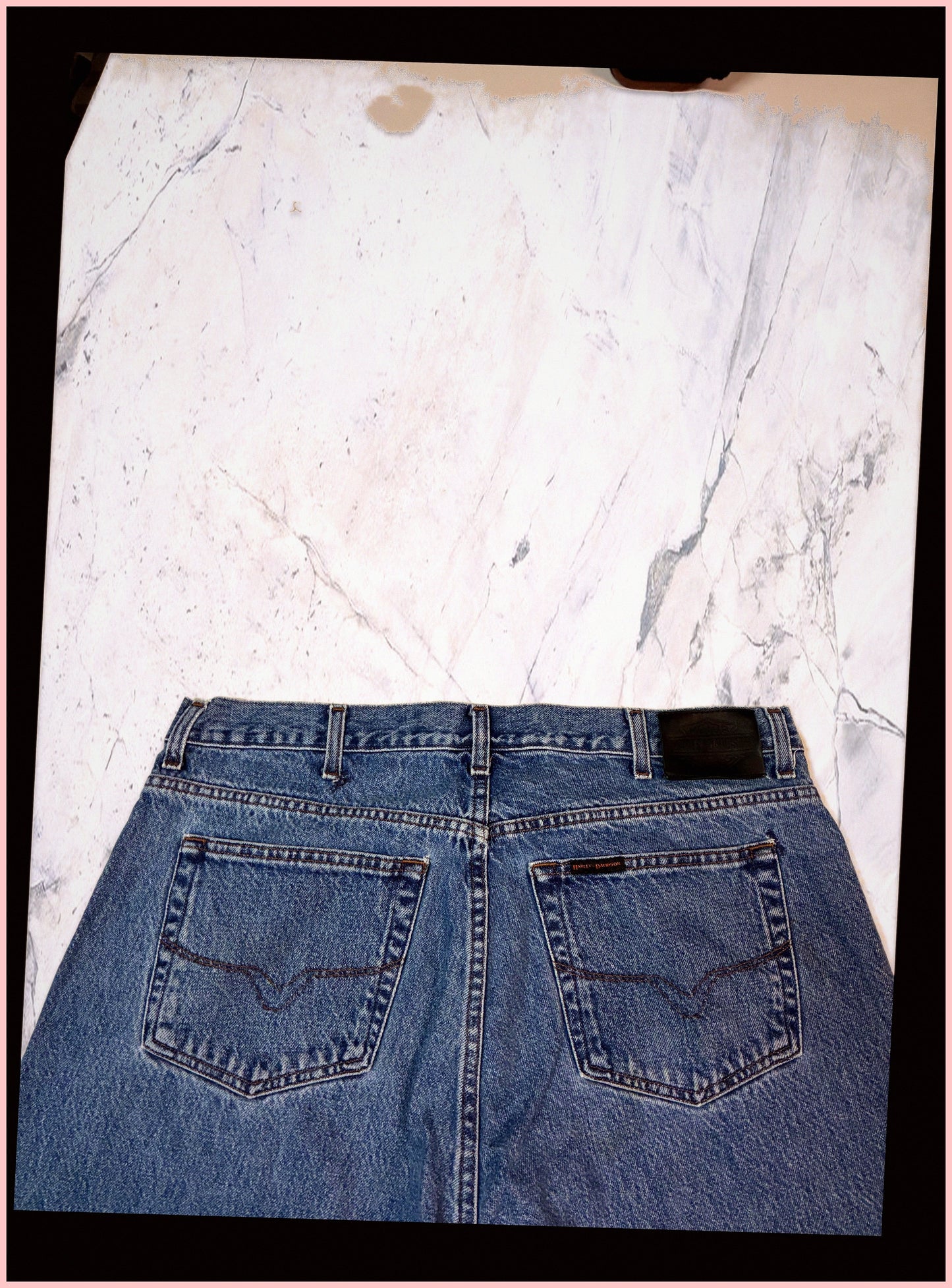 Vintage Harley Davidson Jeans baggy 38/30 fit M 6-2-7-1