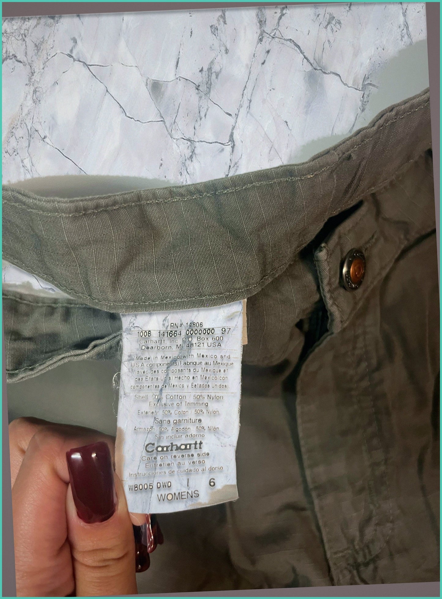 Vintage Carhartt Cargo Shorts 6 3-8-3-3