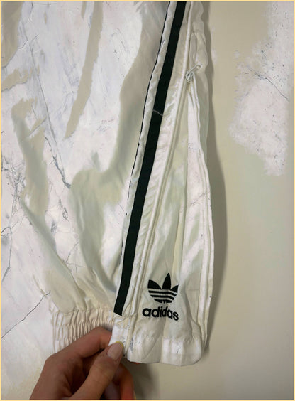 Adidas Vintage Trackpants Xl Reißverschluss linke Hosentasche klemmt 7-3-5-1