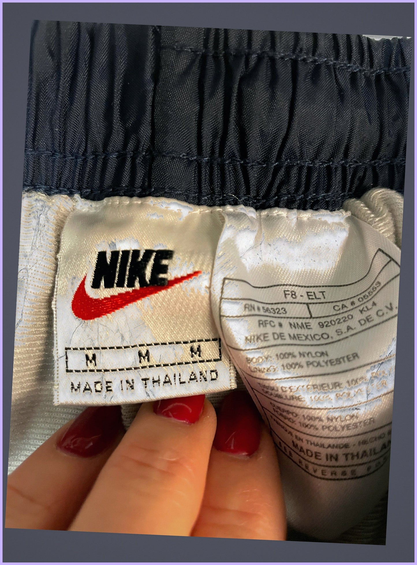 Nike Vintage Trackpants Navy M 6-2-2-2