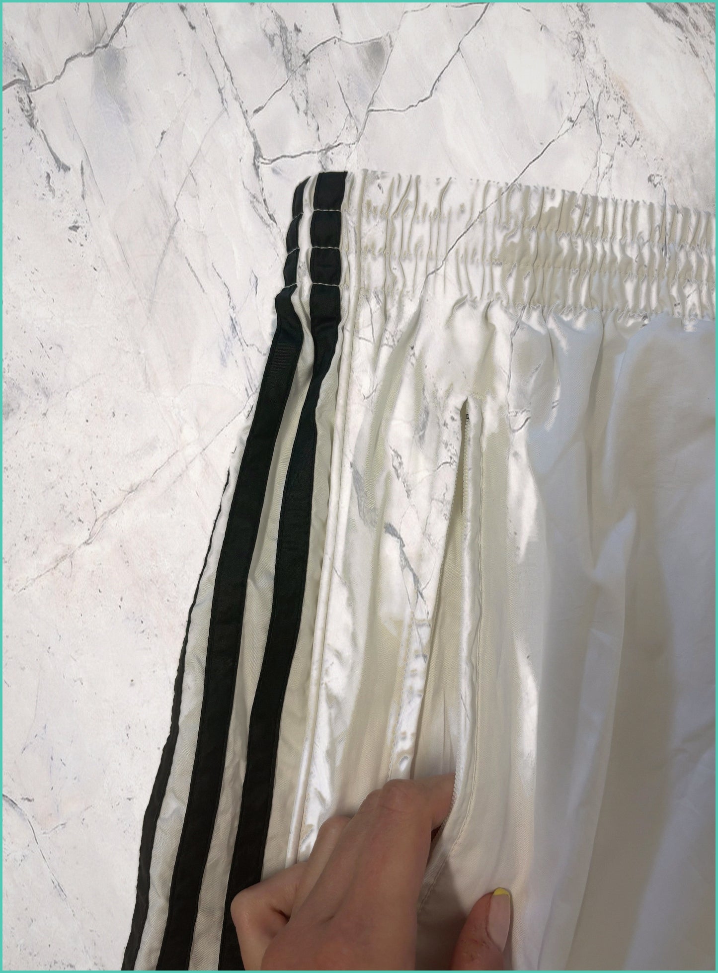 Adidas Vintage Trackpants Xl Reißverschluss linke Hosentasche klemmt 7-3-5-1