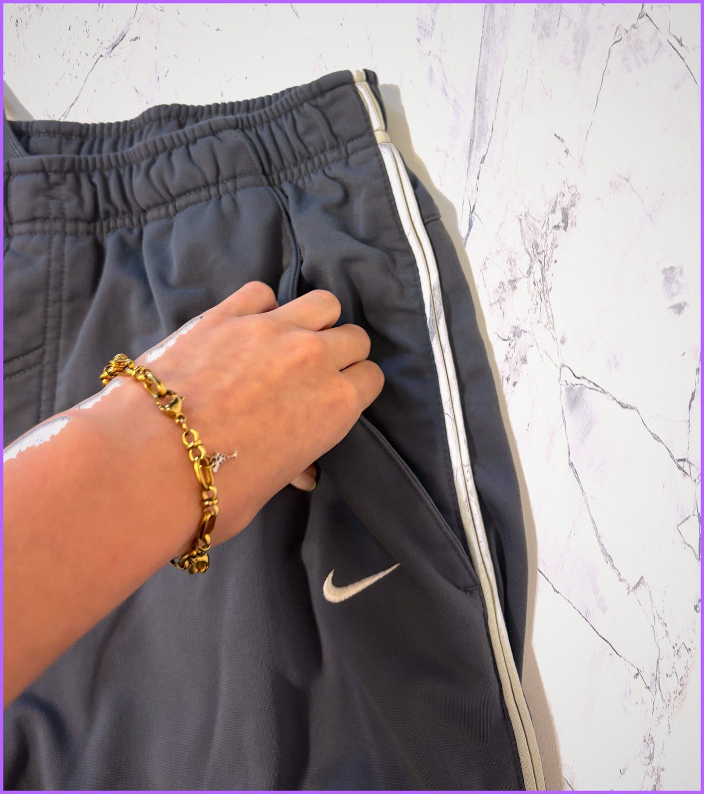 Nike Vintage Trackpants M baggy 7-3-5-6