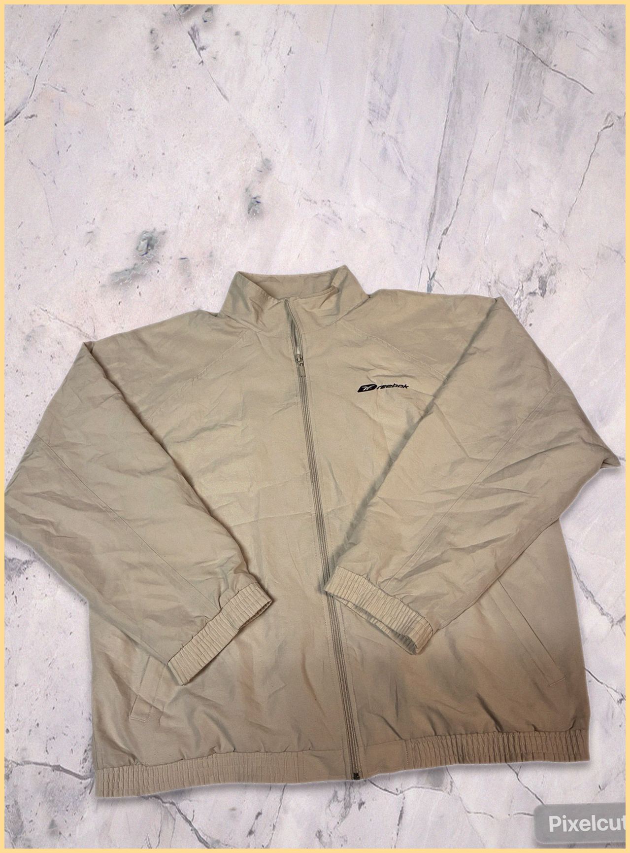 Vintage Reebok Trainingsjacke beige M - L 5-9-2-8
