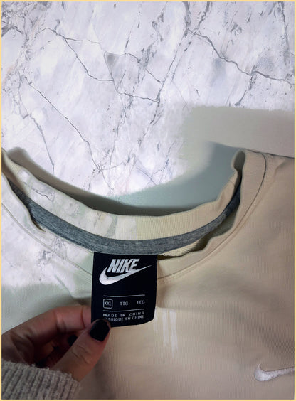 Vintage Nike Sweatshirt beige XXL fit M 5-9-9-9
