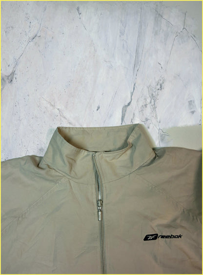 Vintage Reebok Trainingsjacke beige M - L 5-9-2-8