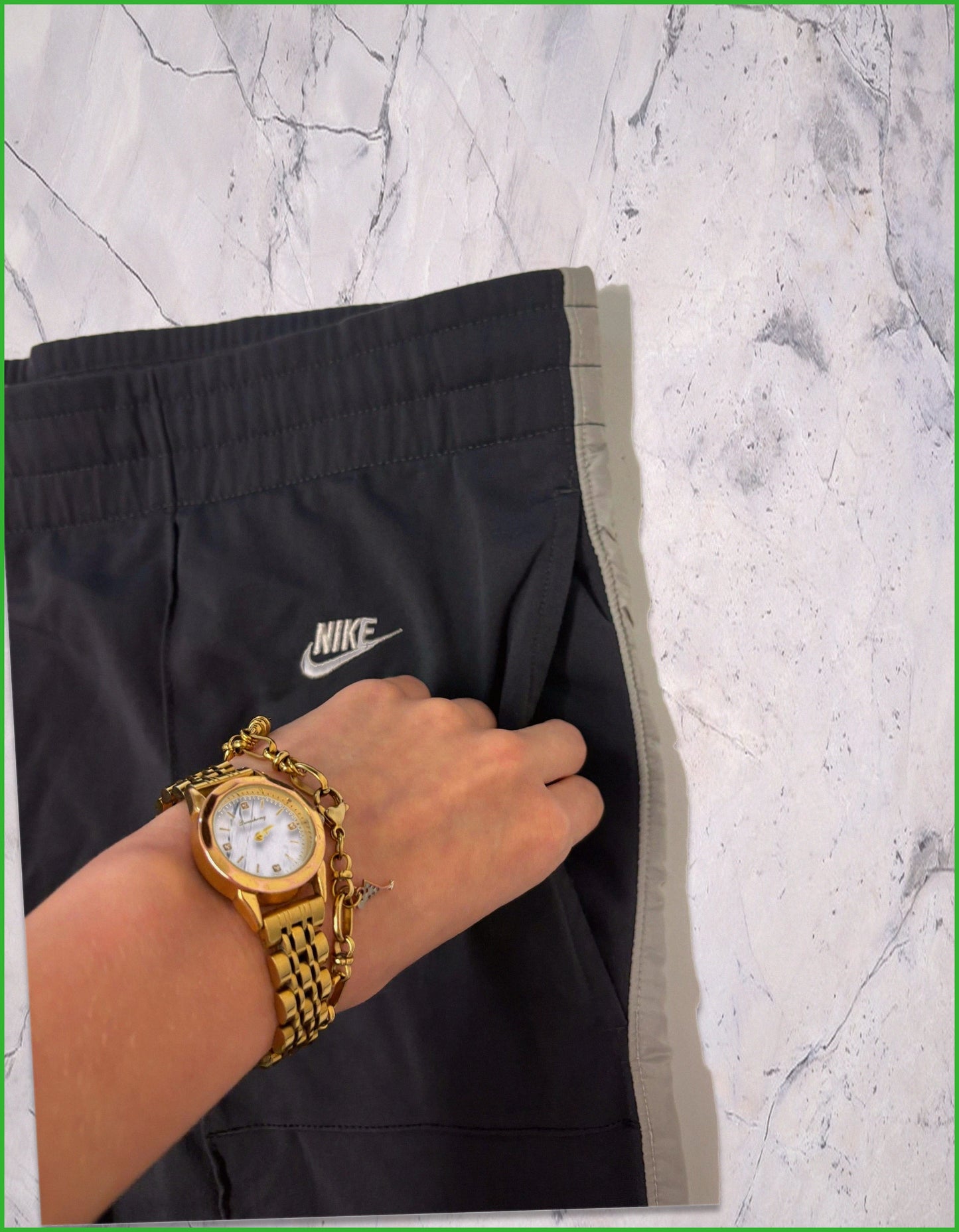 nike Vintage Trackpants L Bund beschädigt 7-4-0-4