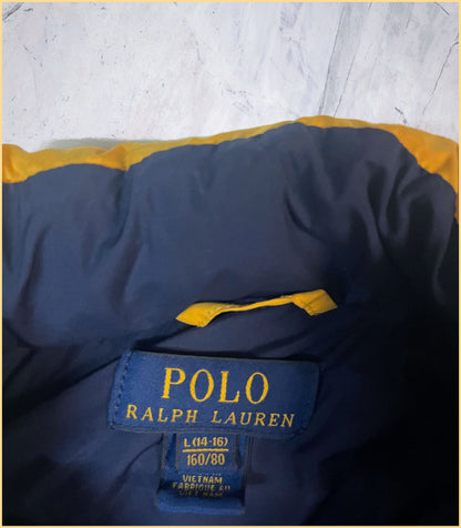 Vintage Polo Ralph Lauren Puffer Weste Kids L fit S 4-9-8-6