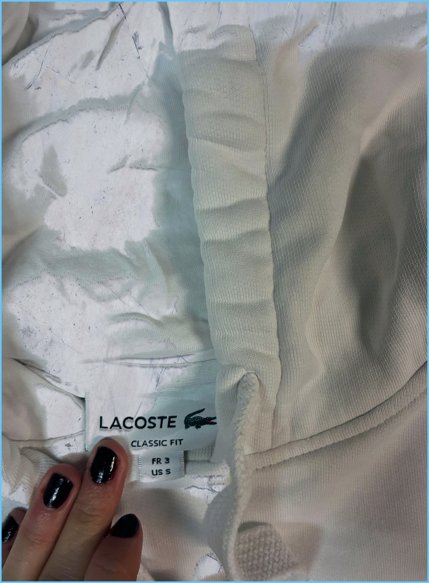 Vintage Lacoste Hoodie S 6-0-0-3
