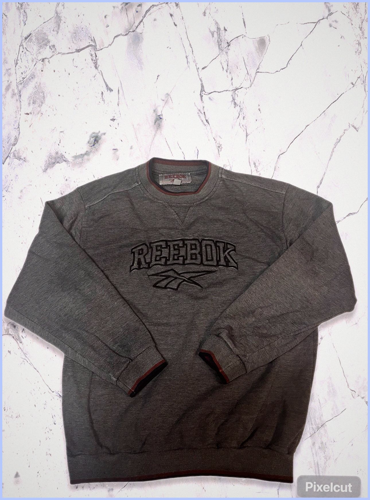Vintage Reebok Sweatshirt XL fit S gesticktes Logo 5-7-2-7