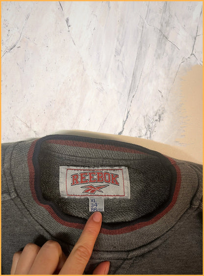 Vintage Reebok Sweatshirt XL fit S gesticktes Logo 5-7-2-7