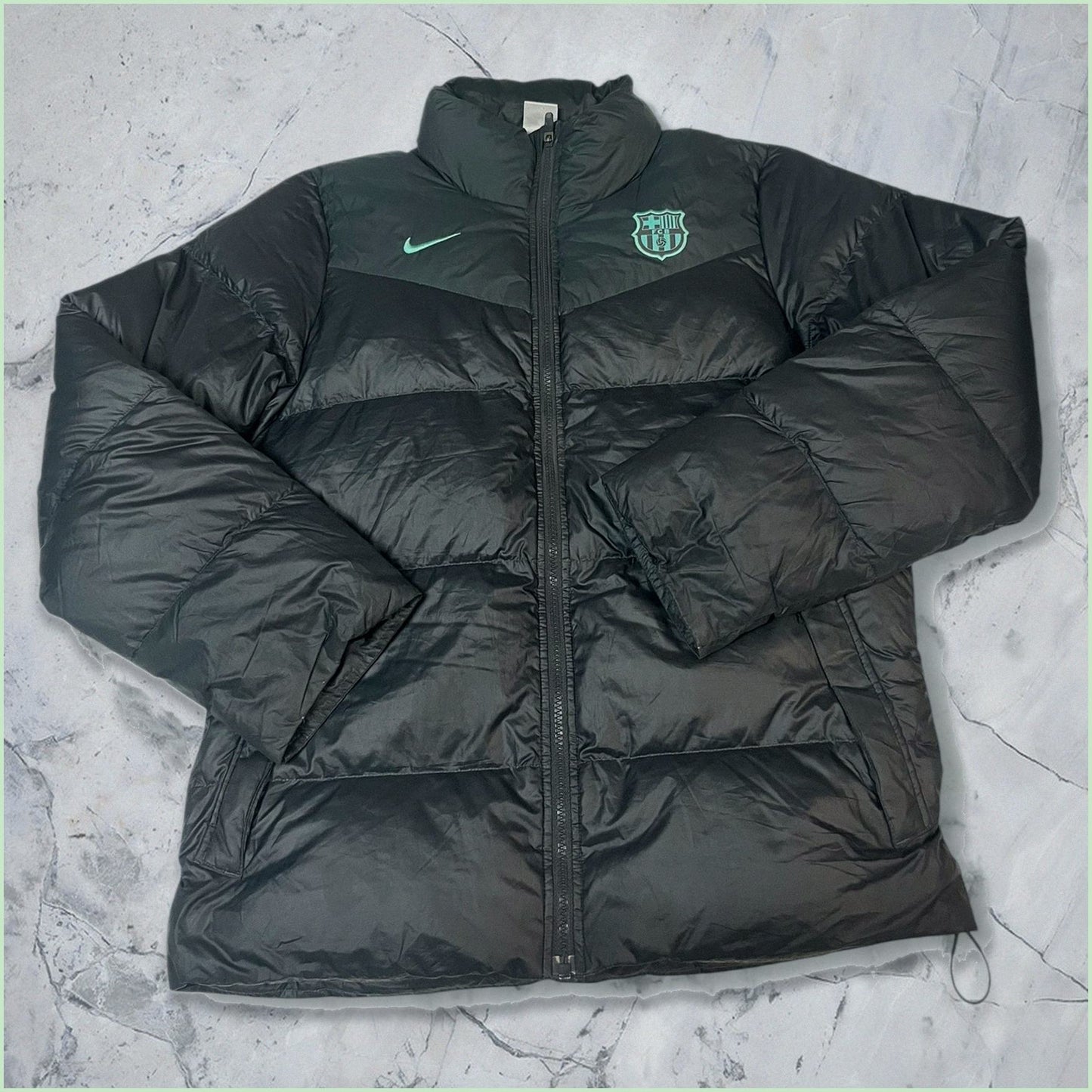 Vintage Nike X Barcelona Winterjacke S fit L 4-9-9-4