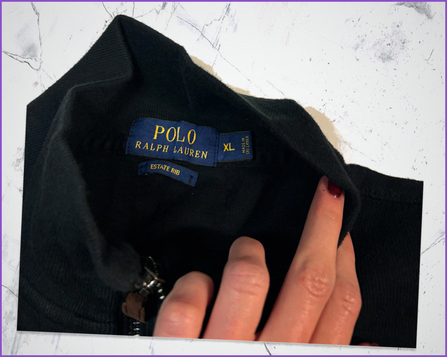 Polo Ralph Lauren Vintage Zipper xl 6-3-6-1