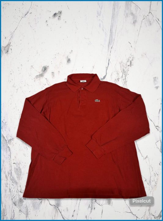 Vintage Lacoste Langarm Shirt M 6-0-9-4