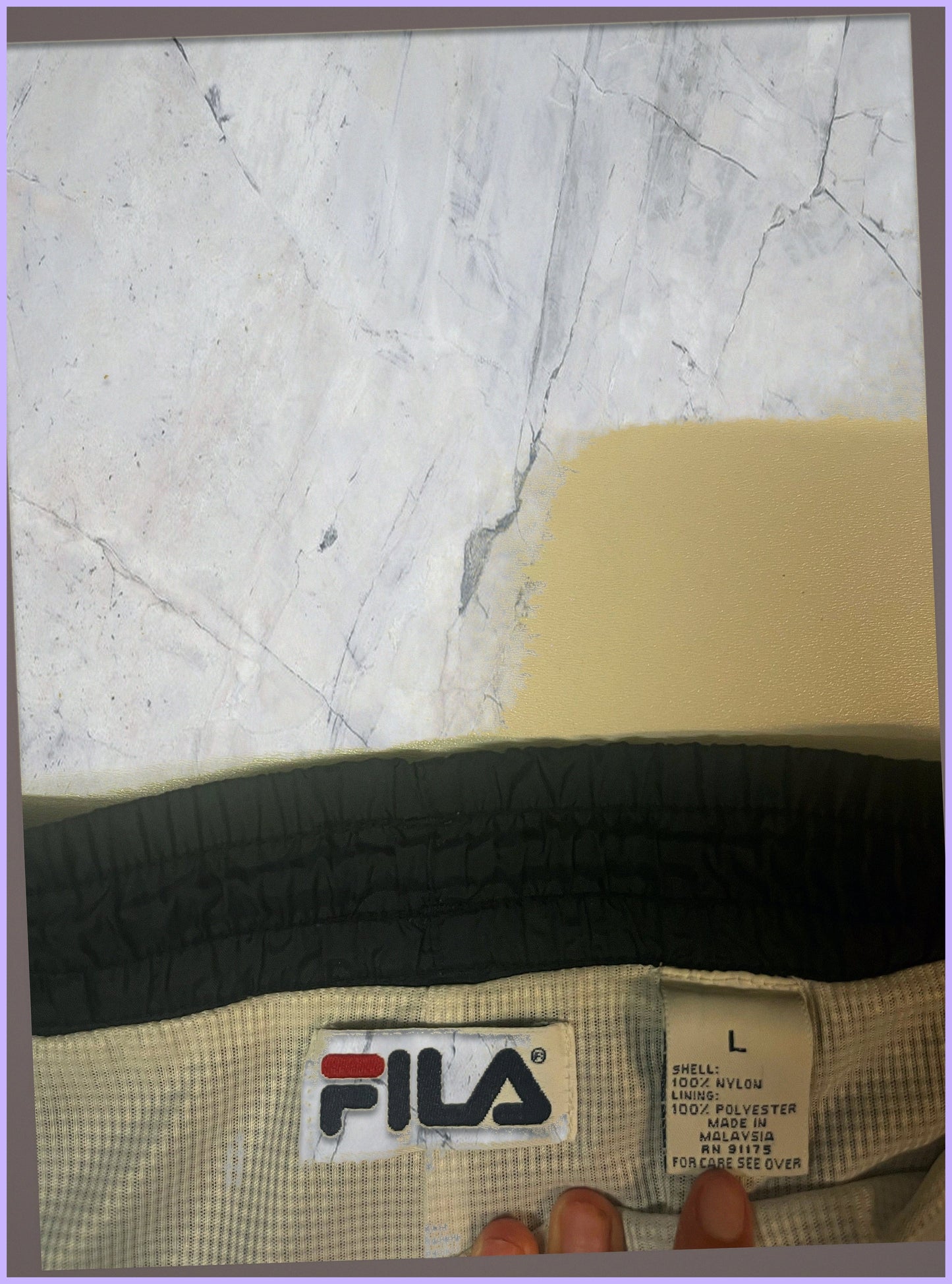 Vintage Fila Trackpants L Bund nicht elastisch 3-9-0-2