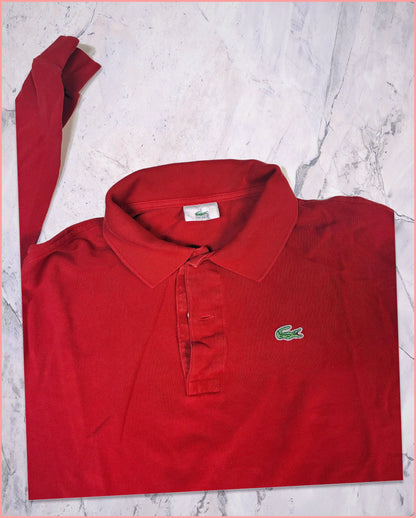 Vintage Lacoste Langarm Shirt M 6-0-9-4
