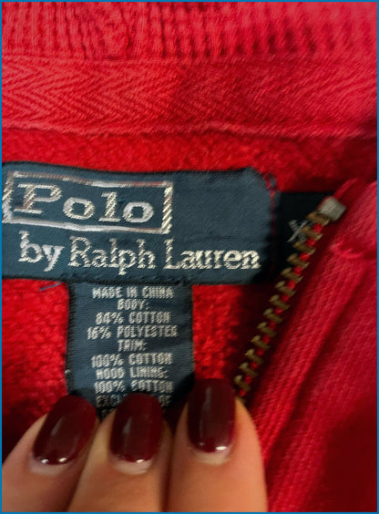 Ralph Lauren Vintage Hoodie XL 6-0-5-2