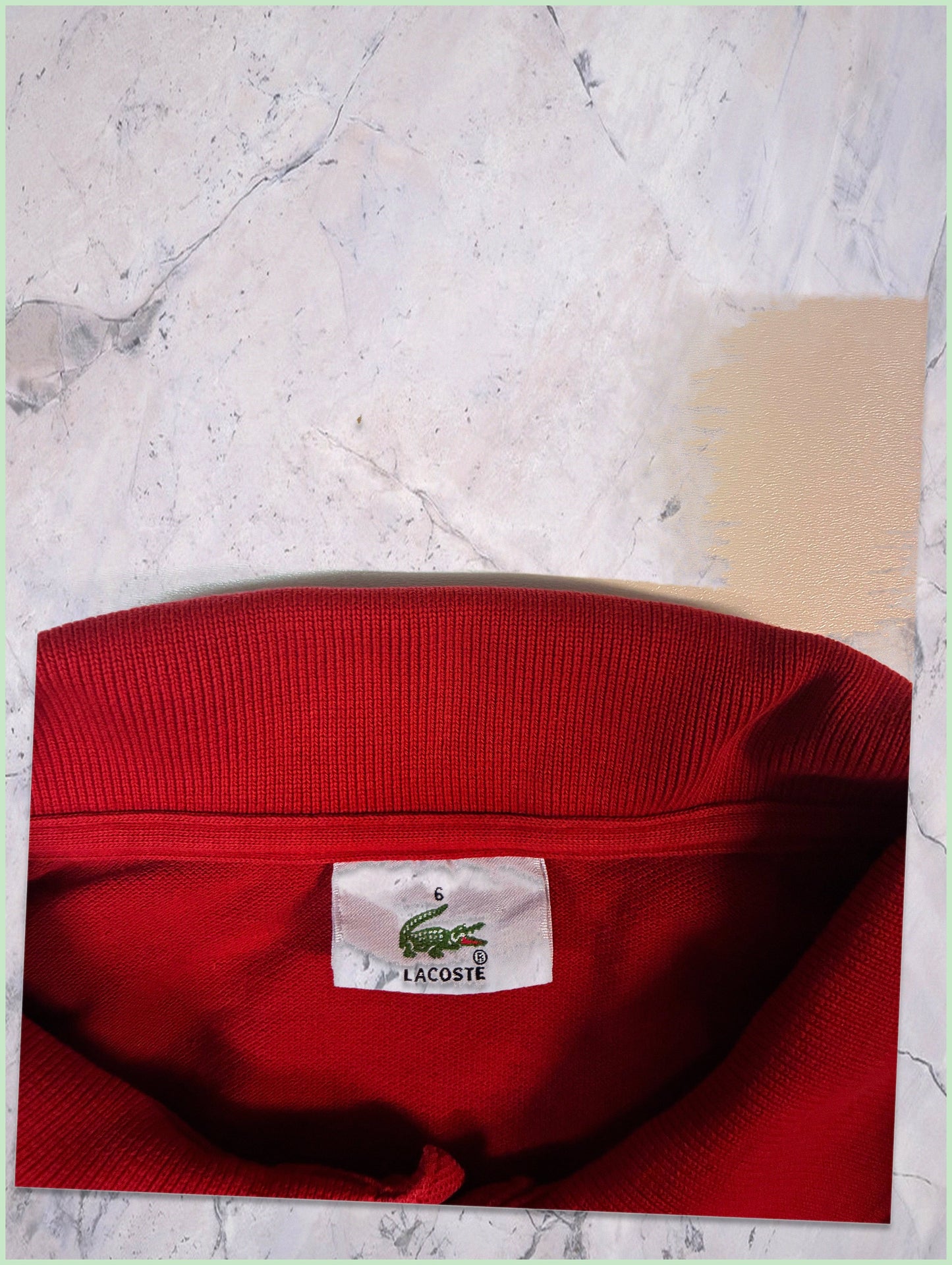 Vintage Lacoste Langarm Shirt M 6-0-9-4