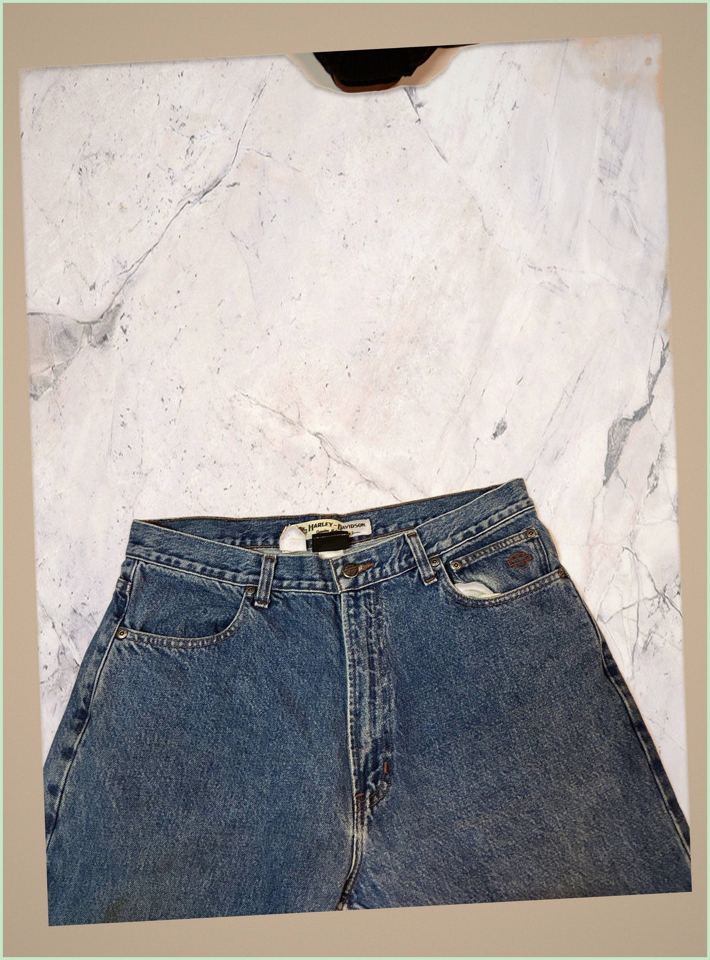 Vintage Harley Davidson Jeans baggy 36/34 fit XL 6-2-5-9