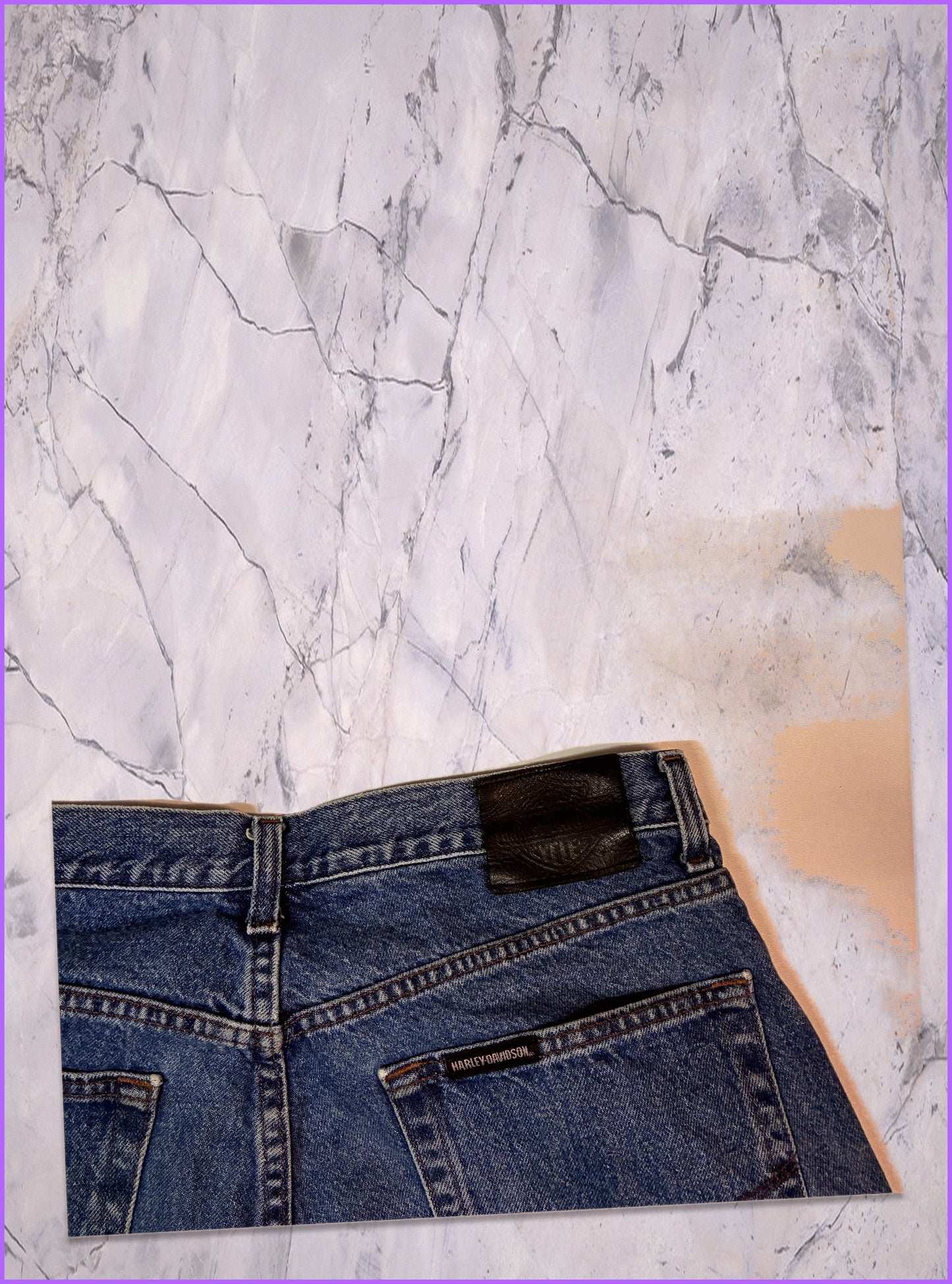 Vintage Harley Davidson Jeans baggy 36/34 fit XL 6-2-5-9