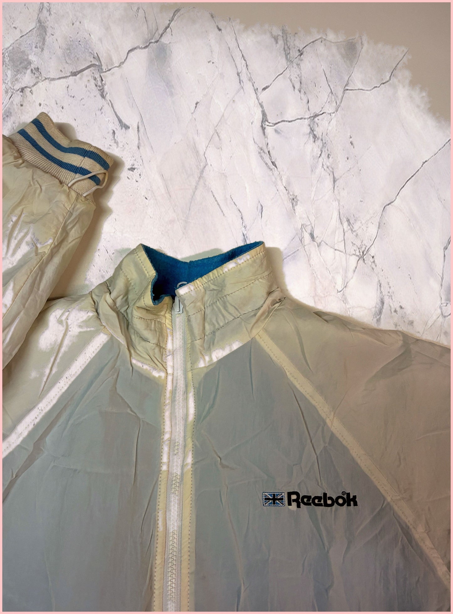 Vintage Reebok Jacke gefüttert mit fleece L 5-9-1-8