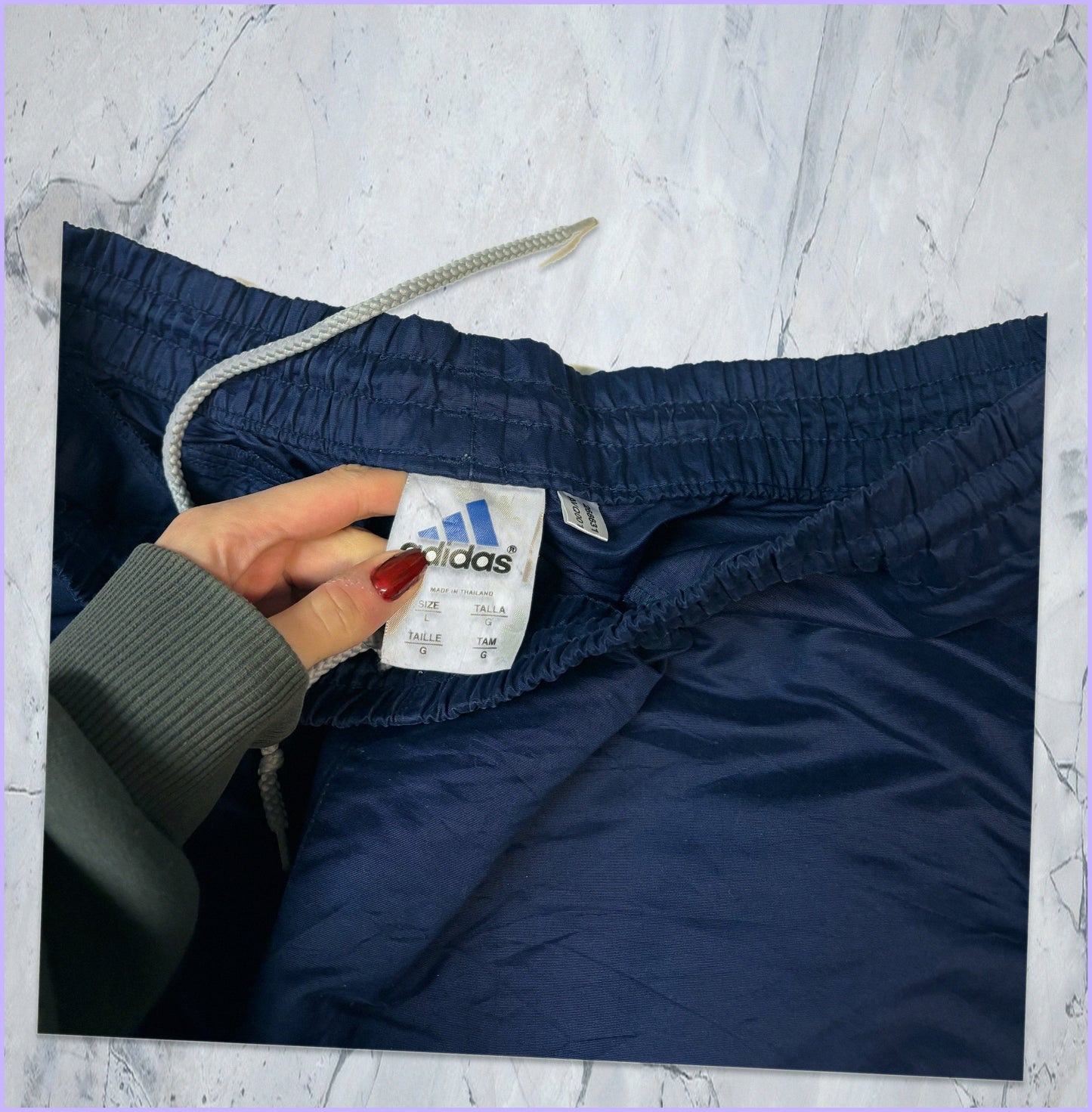 Adidas Vintage Trackpants l baggy 6-4-0-6