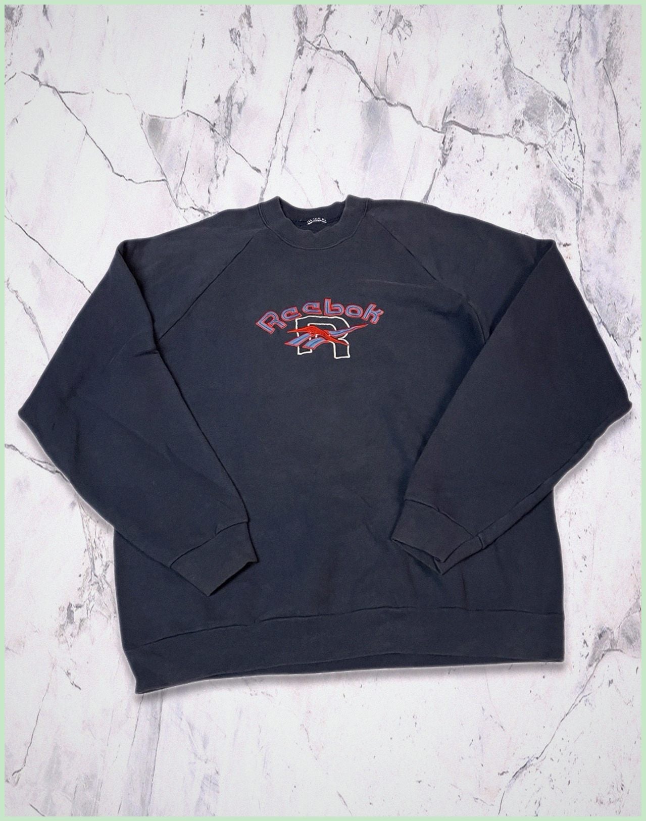 Reebok Vintage Sweatshirt Gestickt M 5-8-9-4