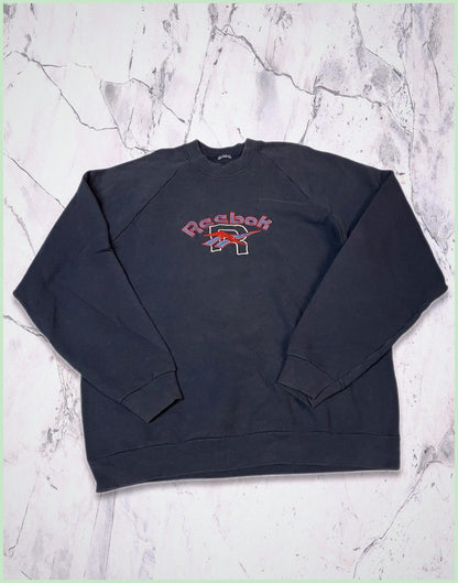 Reebok Vintage Sweatshirt Gestickt M 5-8-9-4