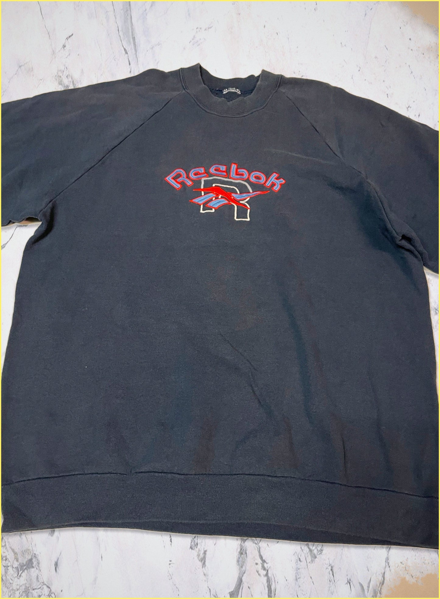 Reebok Vintage Sweatshirt Gestickt M 5-8-9-4