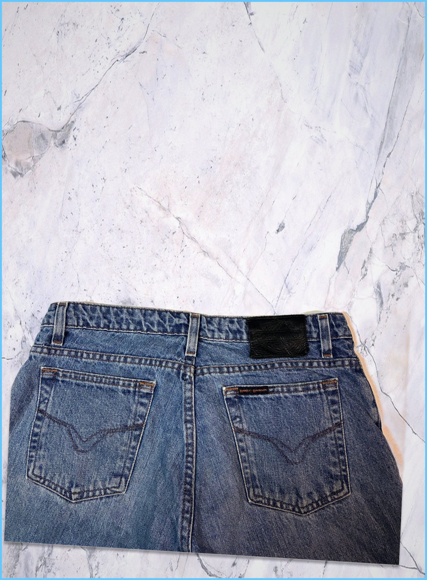 Vintage Harley Davidson Jeans gekürzt S 6-2-6-2