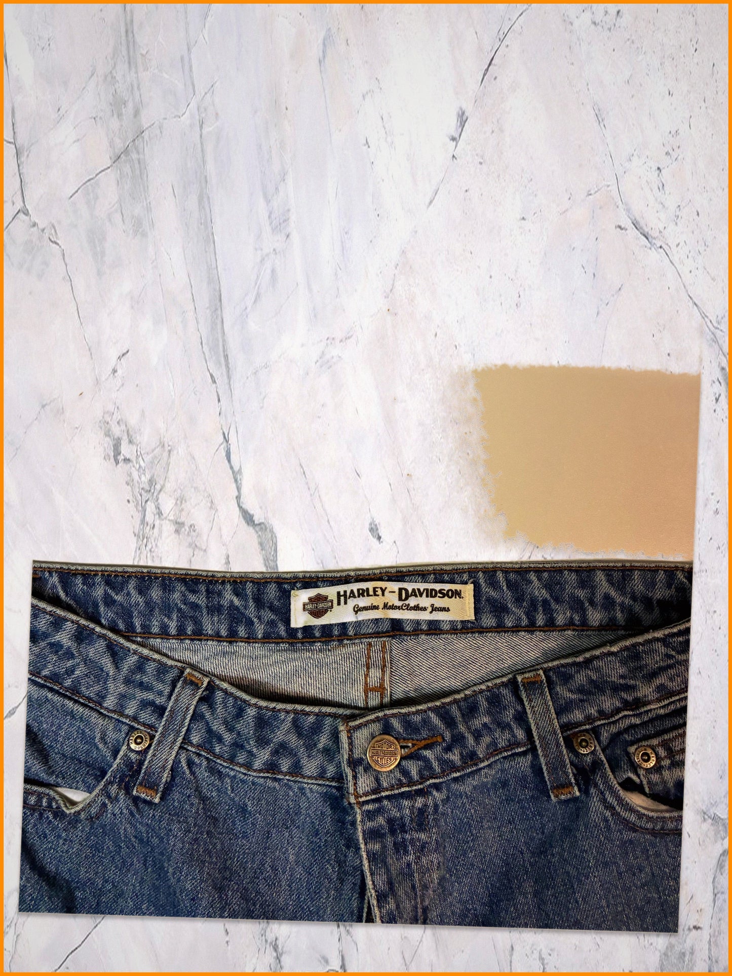 Vintage Harley Davidson Jeans gekürzt S 6-2-6-2