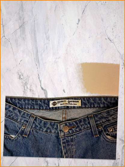Vintage Harley Davidson Jeans gekürzt S 6-2-6-2