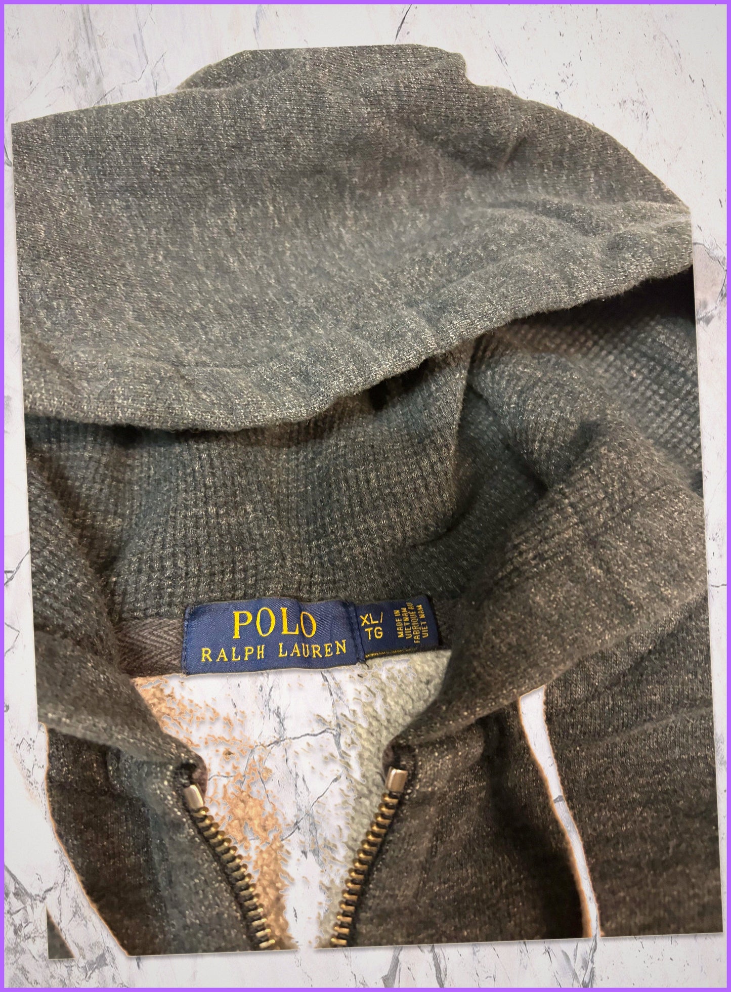 Polo Ralph Lauren Vintage Zipper xl 6-3-3-6