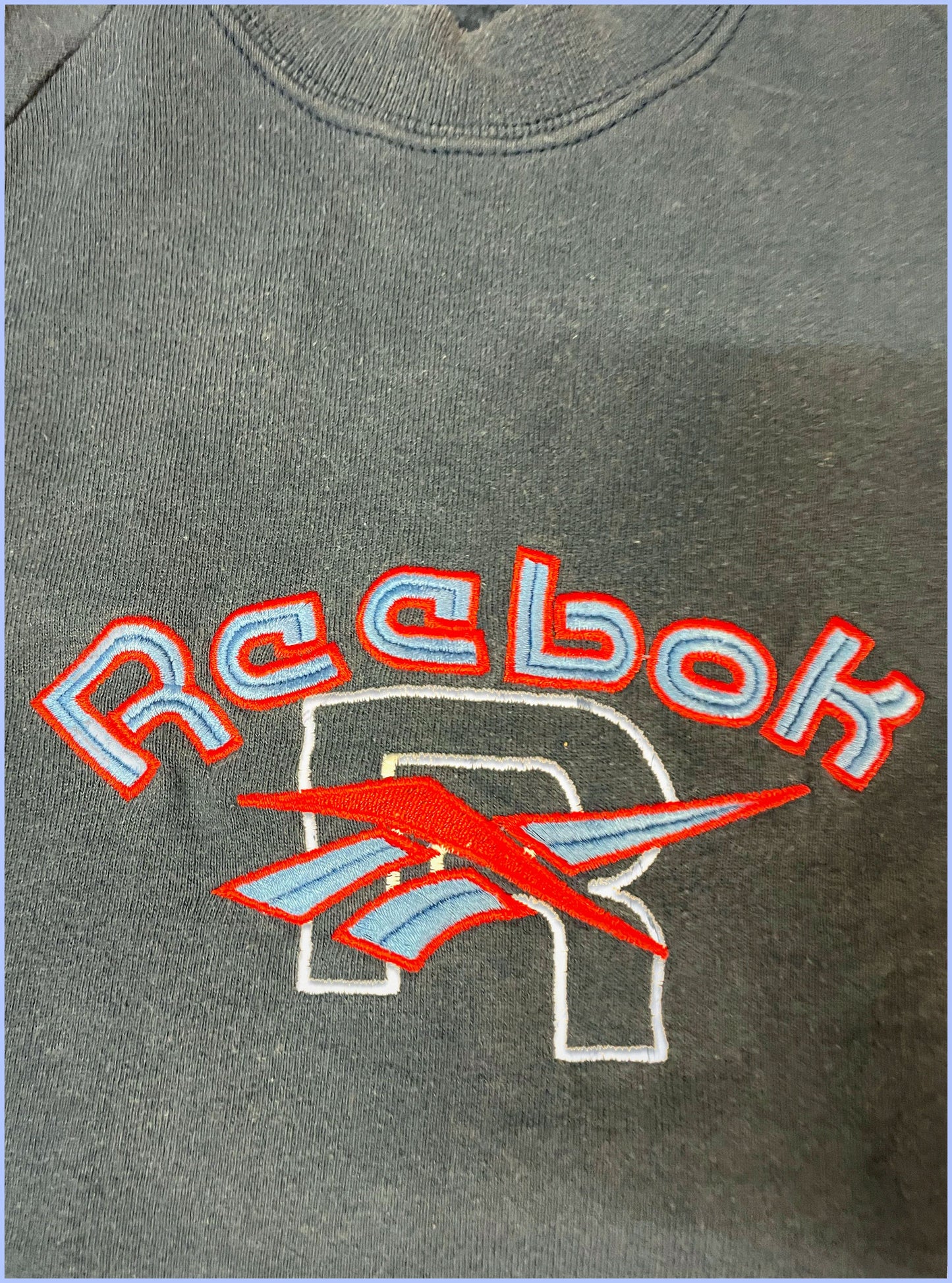 Reebok Vintage Sweatshirt Gestickt M 5-8-9-4