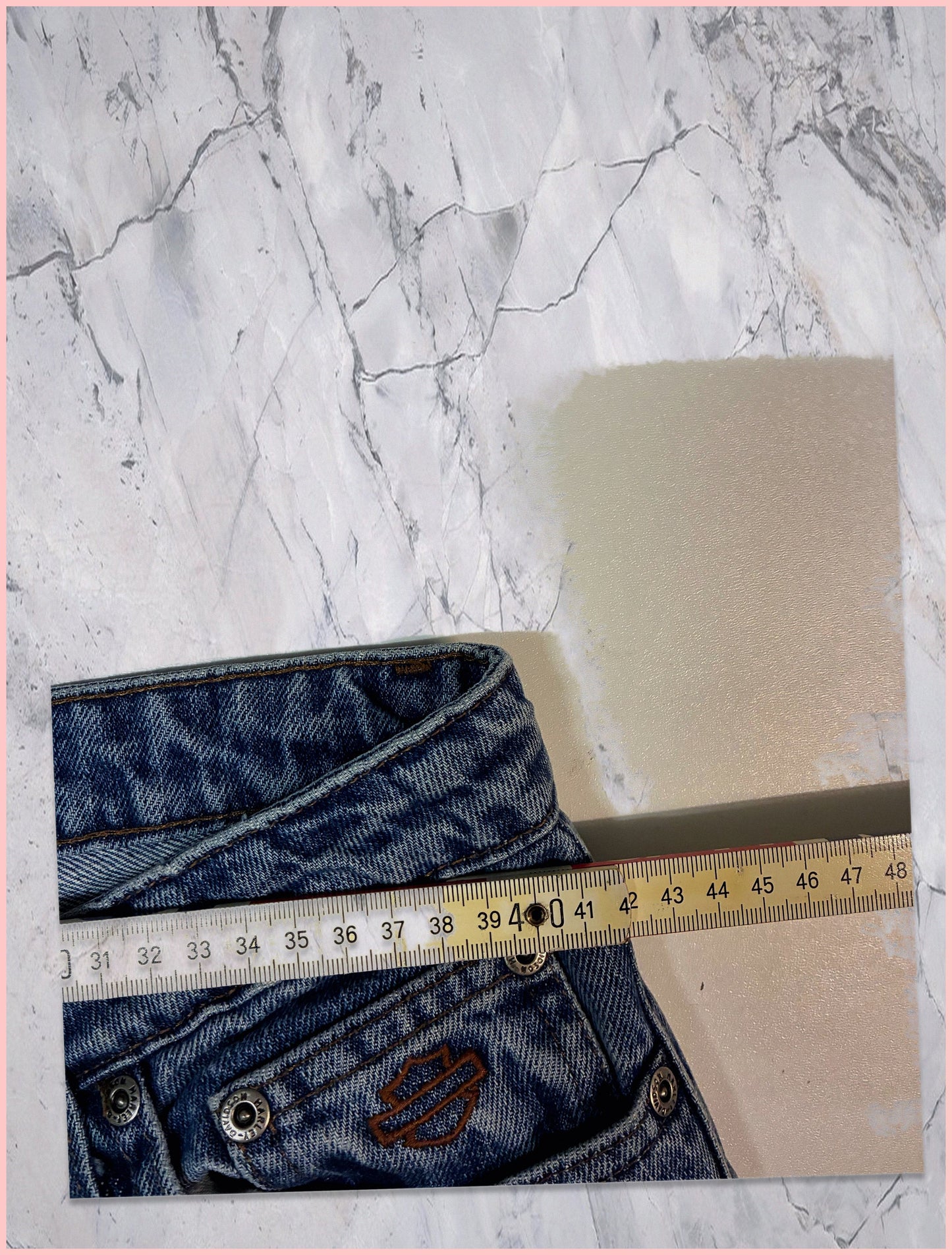 Vintage Harley Davidson Jeans gekürzt S 6-2-6-2