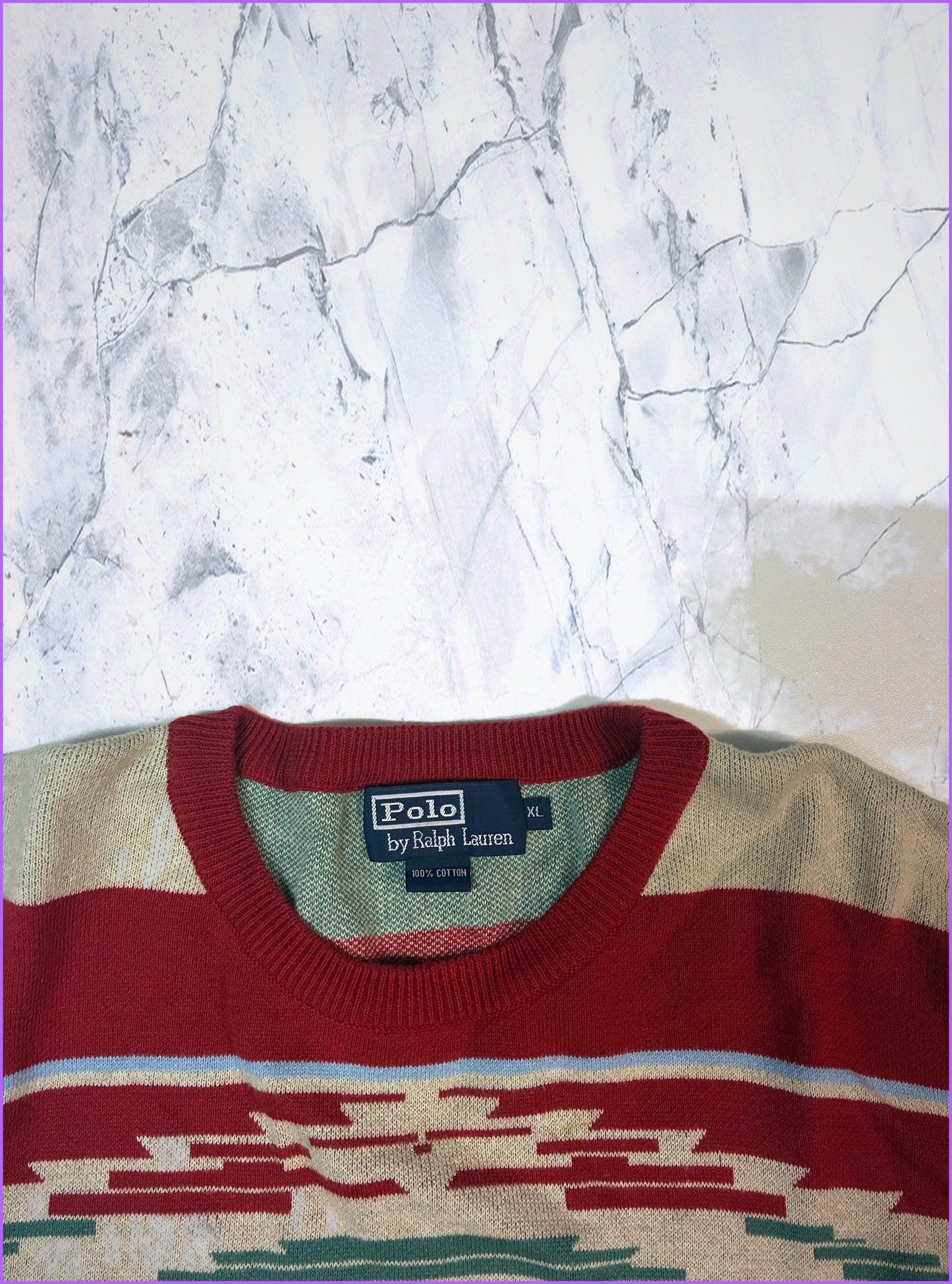 Vintage Polo Ralph Lauren Pullover XL fit L 6-0-1-5