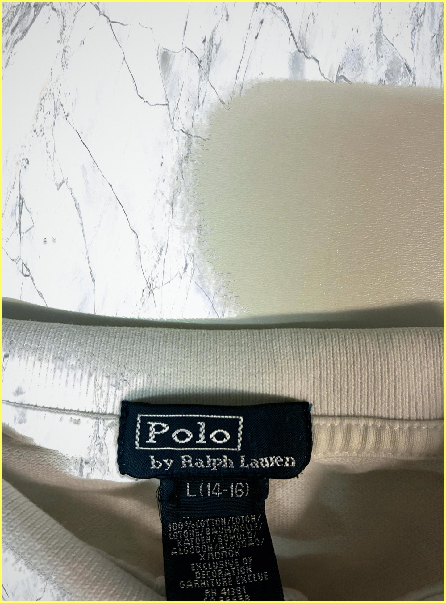 Vintage Polo Ralph Lauren Langarm Shirt Kids L fit XS 6-0-1-7